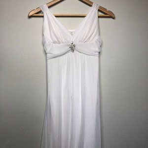 White bridesmaid dress, Nina Couture